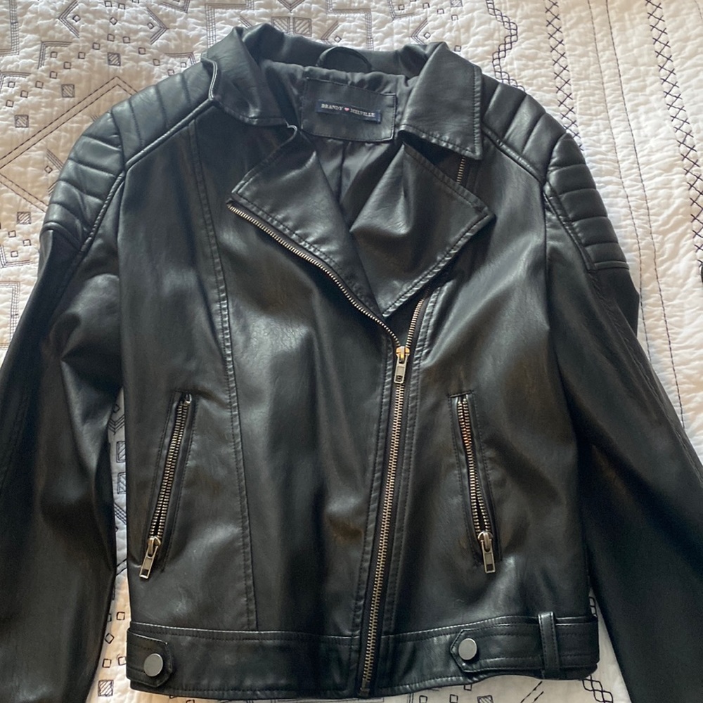 Brand Melville Vegan Leather Jacket Size Medium